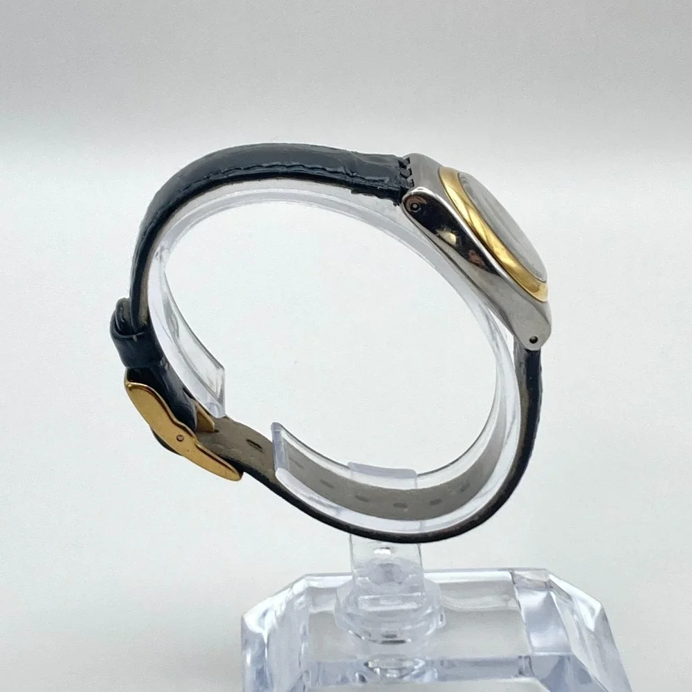 Swatch Irony Lady Reverence Watch 24mm Gold Silver Tone Swiss New Battery 7.5